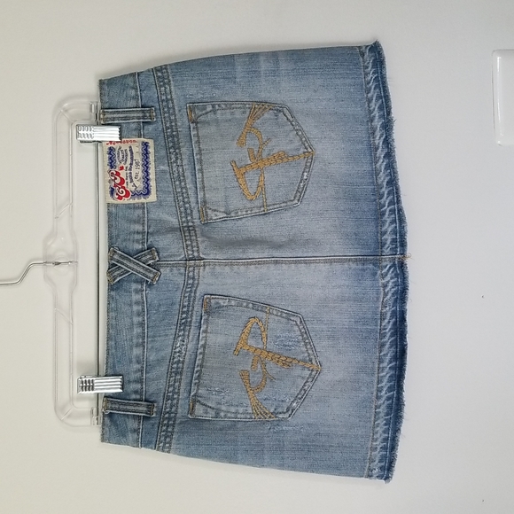 Chip and Pepper distressed denim mini skirt - Picture 8 of 15
